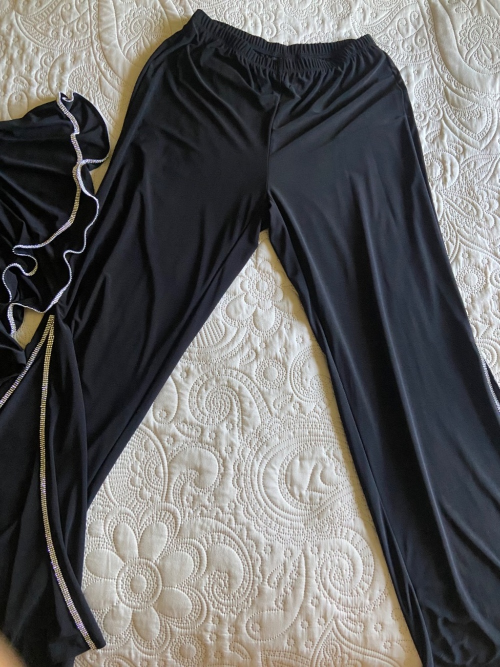 Black Evening Pantsuit